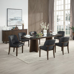 ACME Estella Side Chair Set of 2 – angle view – Lusso Furniture Miami