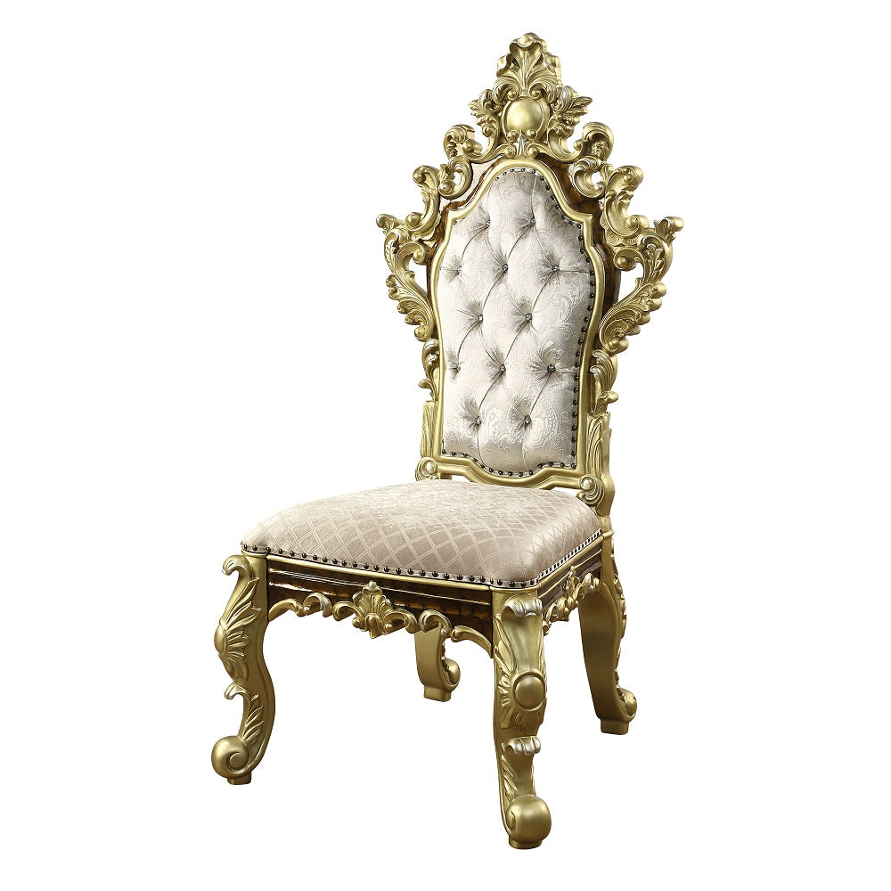 ACME Desiderius Side Chair Set of 2 – angle view – Lusso Furniture Miami