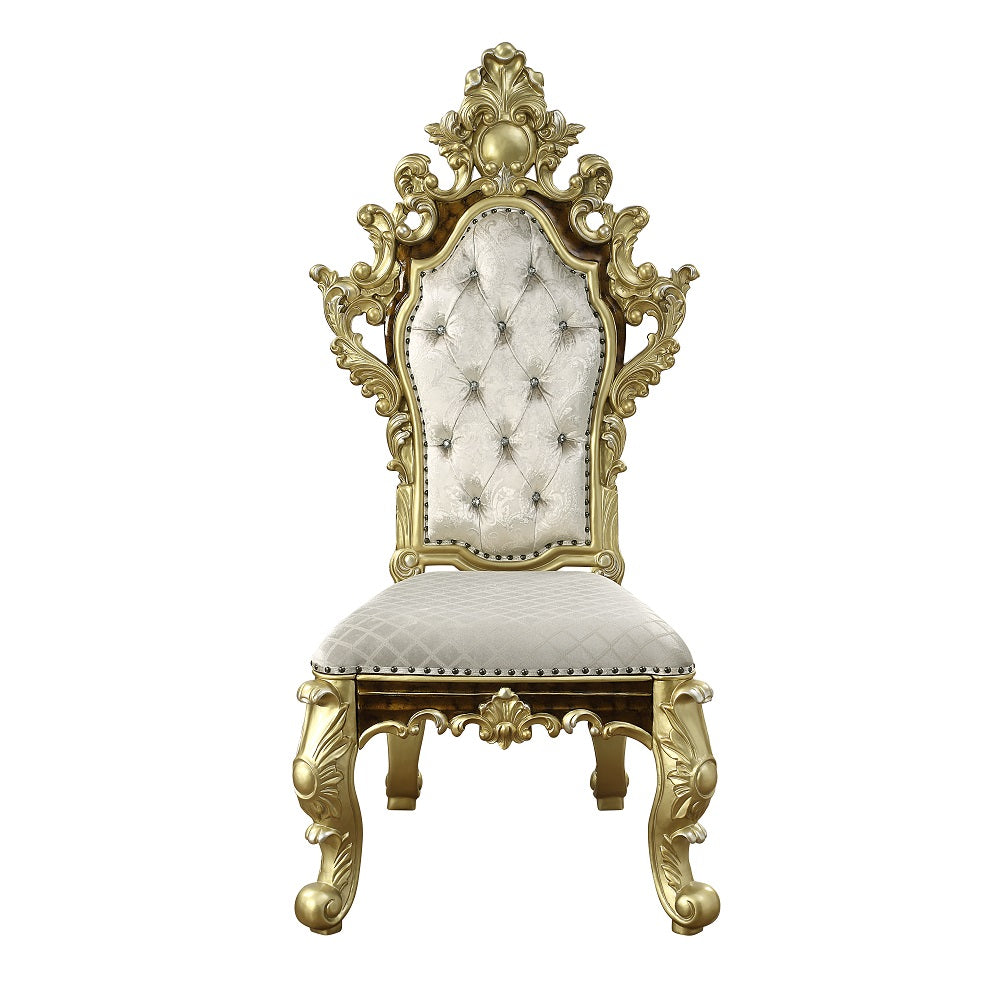 ACME Desiderius Side Chair Set of 2 – side view – Lusso Furniture Miami