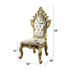 ACME Desiderius Side Chair Set of 2 – view 11 – Lusso Furniture Miami