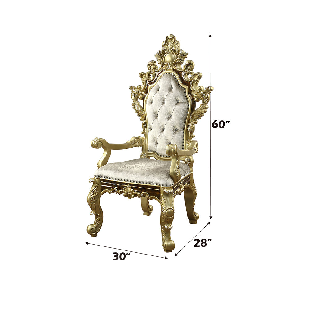 ACME Desiderius Arm Chair Set of 2 – alternate view – Lusso Furniture Miami