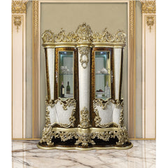 ACME Desiderius Curio Cabinet – front view – Lusso Furniture Miami