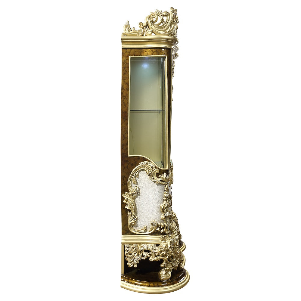 ACME Desiderius Curio Cabinet – room setting – Lusso Furniture Miami