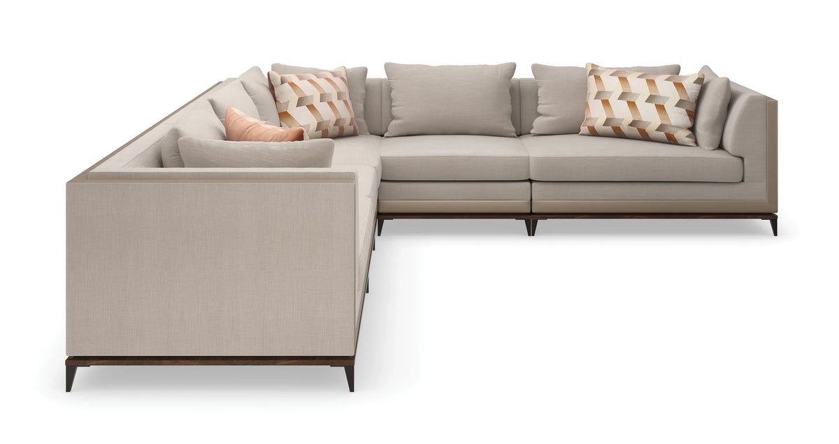 Caracole Archipelago Loveseat – detail – Lusso Furniture Miami
