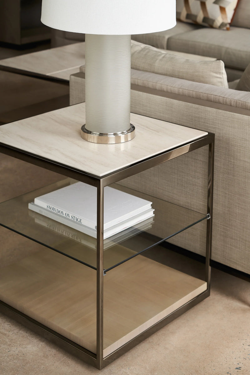Caracole Quadrant End Table-zoom-