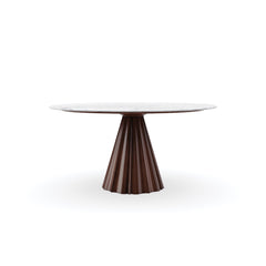 Caracole All Natural Dining Table – front view – Lusso Furniture Miami