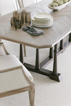 Caracole Dinner Circuit Dining Table – back view – Lusso Furniture Miami