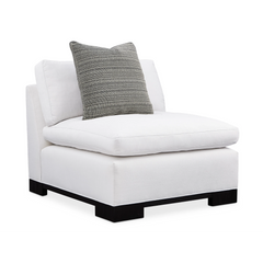 Caracole Refresh Armless Chair – side view – Lusso Furniture Miami