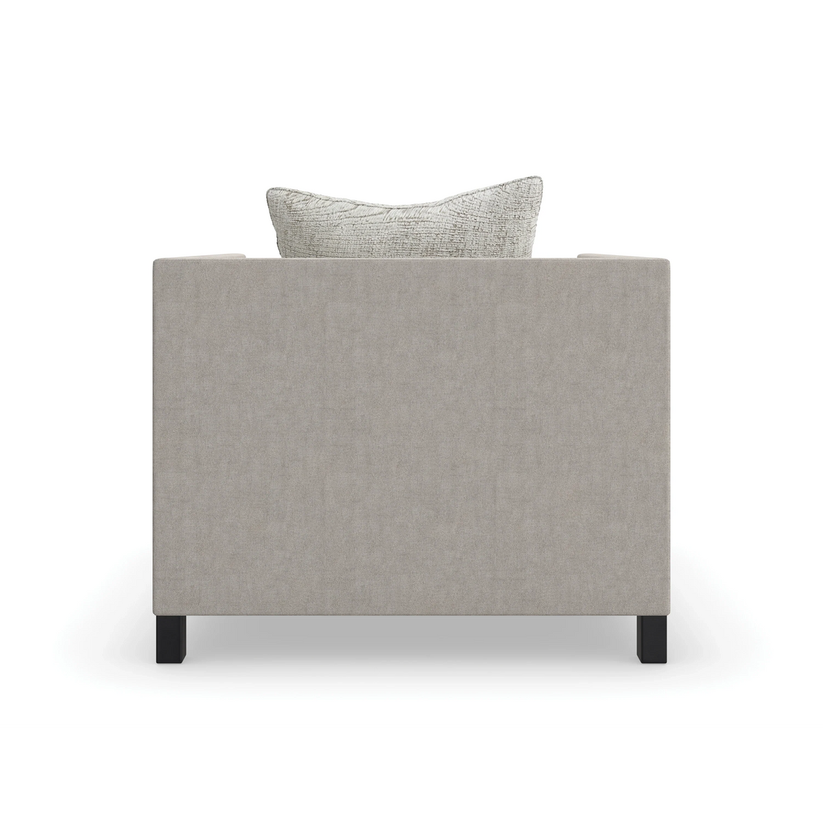 Caracole Tuxedo Accent Chair – back view – Lusso Furniture Miami