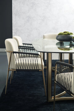 Caracole Remix Dining Chair – angle view – Lusso Furniture Miami