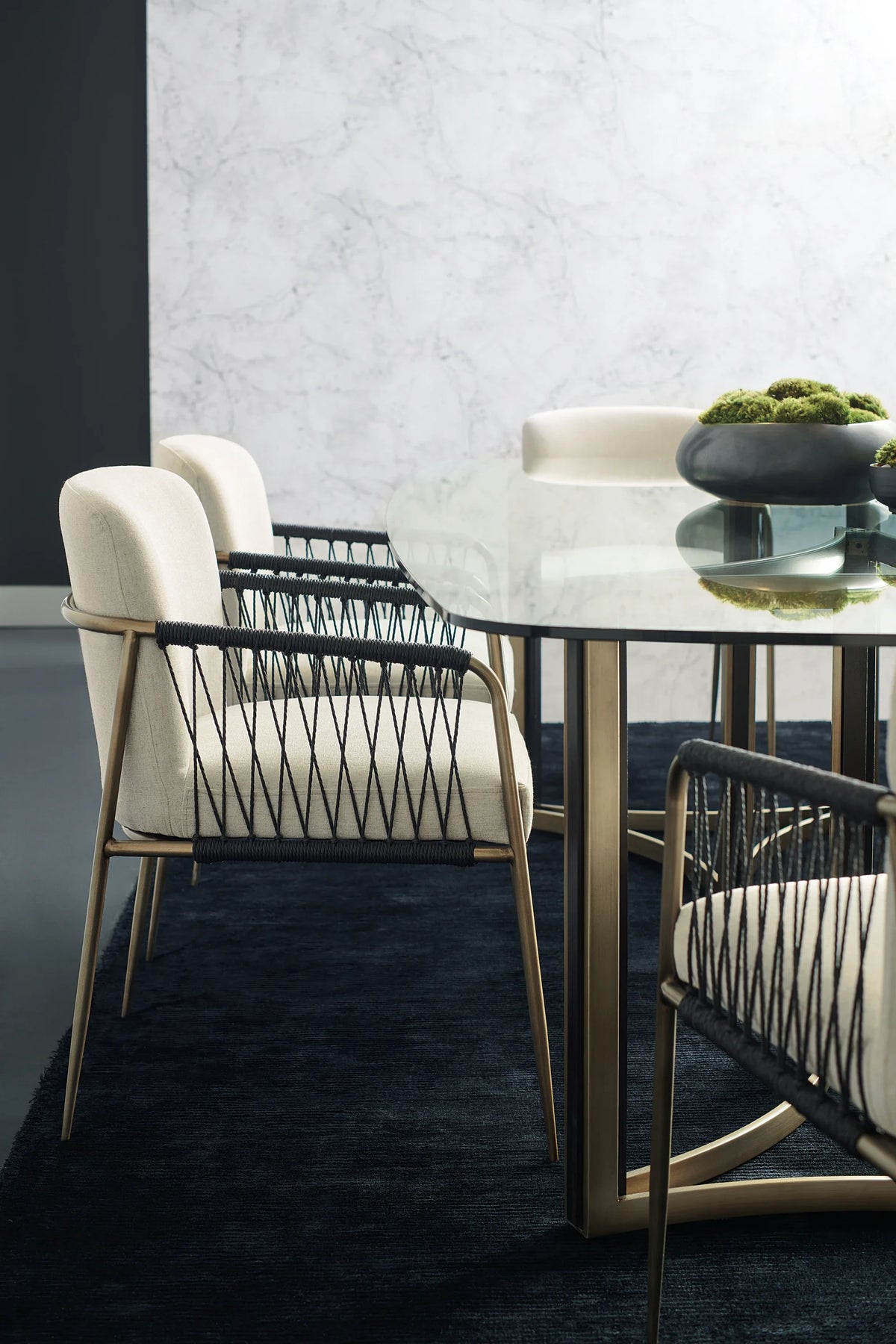 Caracole Remix Dining Chair – angle view – Lusso Furniture Miami