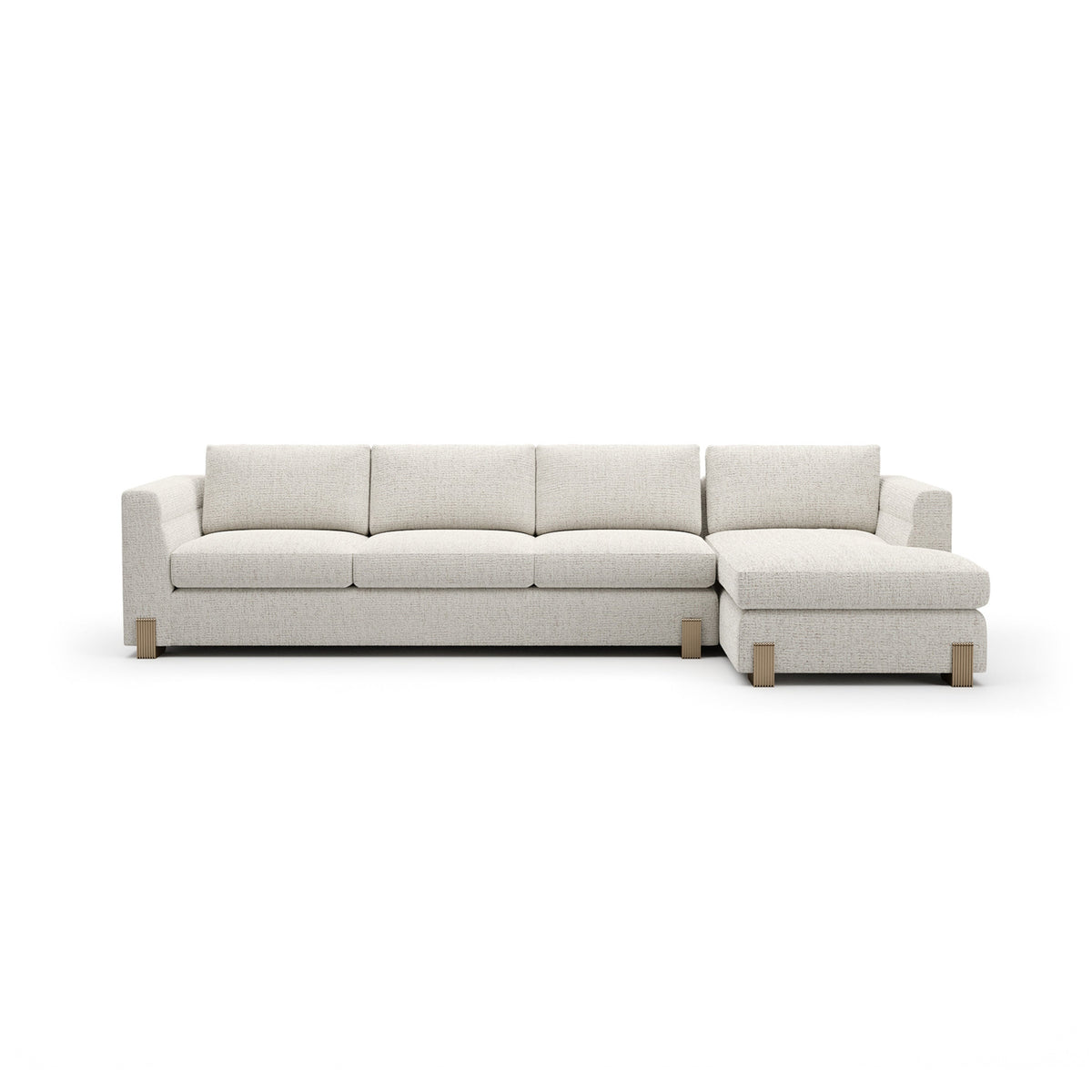 Caracole Counter Balance Sectional – front view – Lusso Furniture Miami