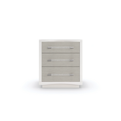 Caracole Clarity Nightstand – front view – Lusso Furniture Miami