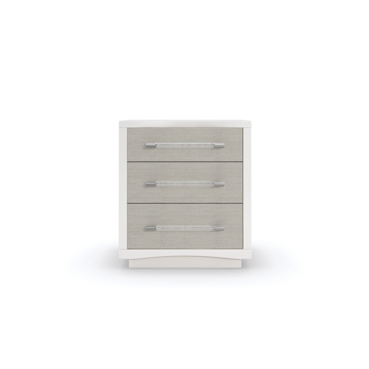 Caracole Clarity Nightstand – front view – Lusso Furniture Miami