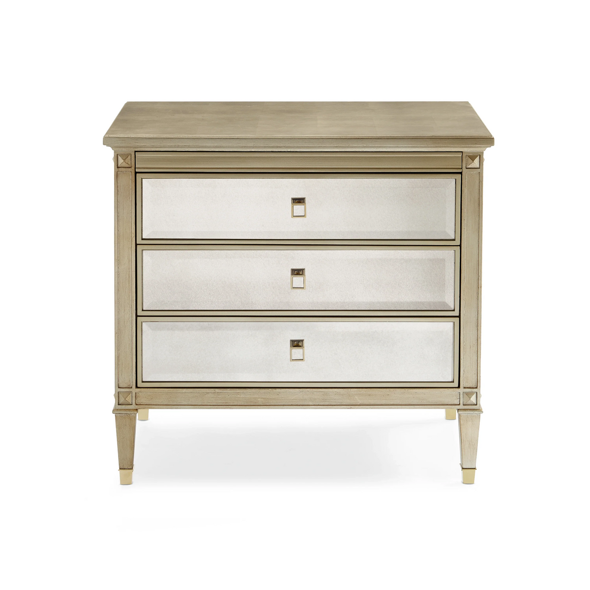 Caracole A Classic Beauty Nightstand – front view – Lusso Furniture Miami