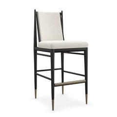 Caracole Unity Bar Stool – angle view – Lusso Furniture Miami