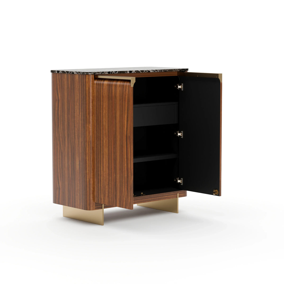 Caracole Altura Hall Chest – finish detail – Lusso Furniture Miami