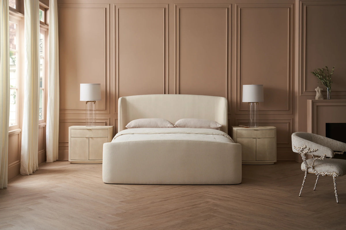 Caracole Simply Perfect Nightstand – angle view – Lusso Furniture Miami