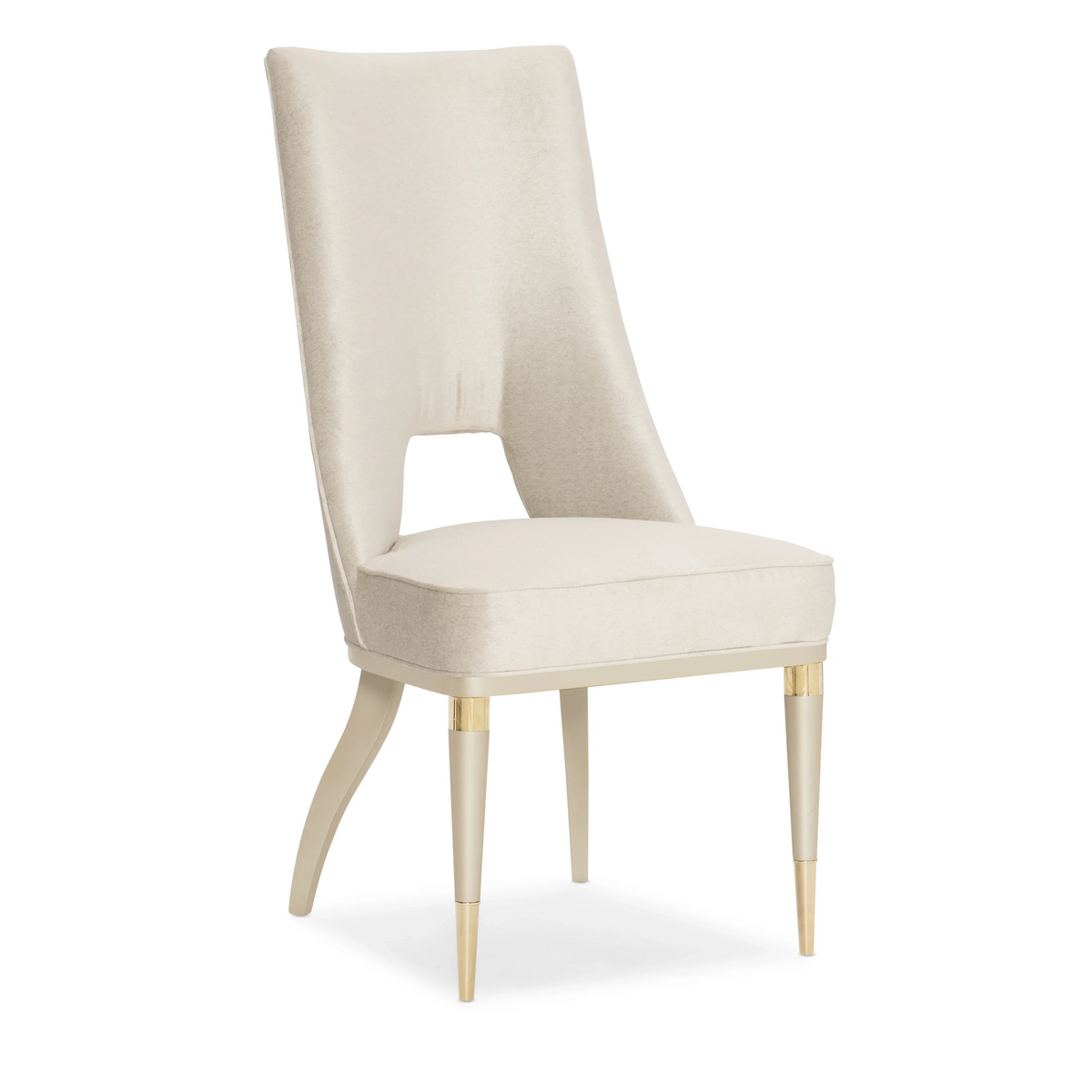 Caracole Guest of Honor Dining Chair – front view – Lusso Furniture Miami