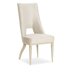 Caracole Guest of Honor Dining Chair – front view – Lusso Furniture Miami