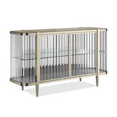 Caracole Stop And Stare Sideboard – side view – Lusso Furniture Miami