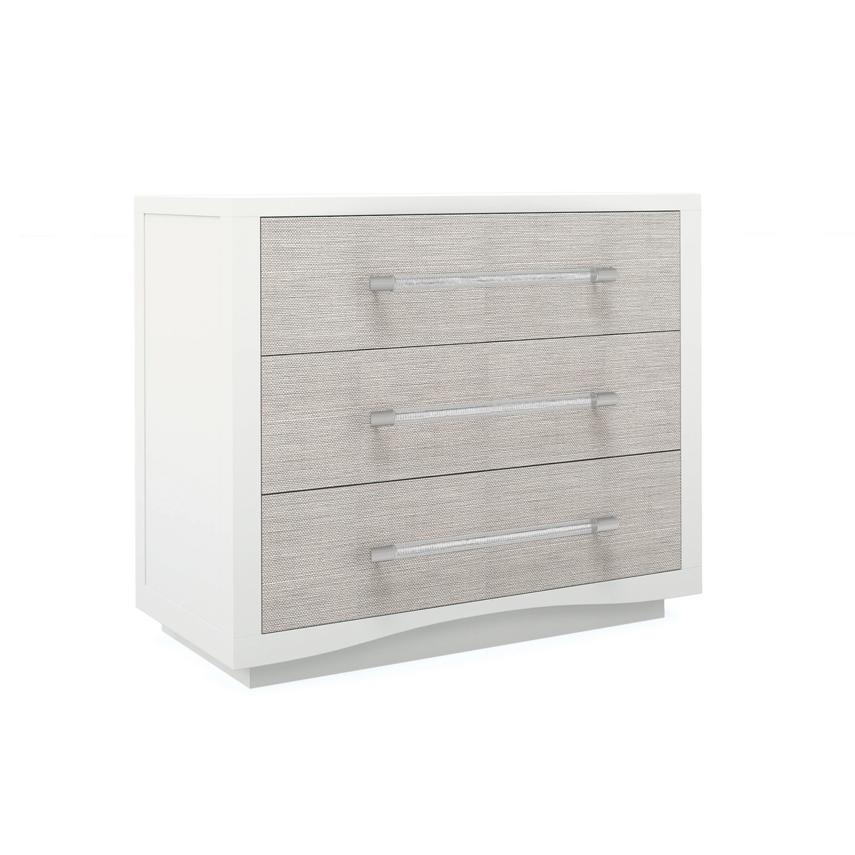 Caracole A Clear Touch Nightstand – side view – Lusso Furniture Miami