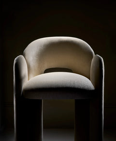 Caracole Overlap Bar Stool – side view – Lusso Furniture Miami