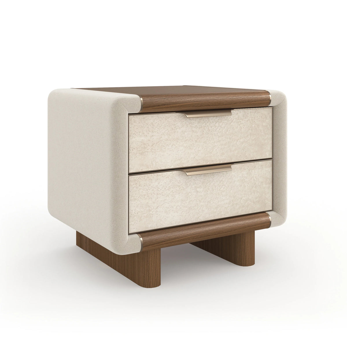 Caracole Botero Nightstand – angle view – Lusso Furniture Miami