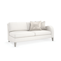 Caracole Victoria Right Facing Loveseat – side view – Lusso Furniture Miami