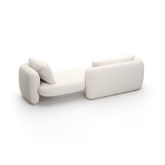 Caracole Overlap Chaise – close-up – Lusso Furniture Miami