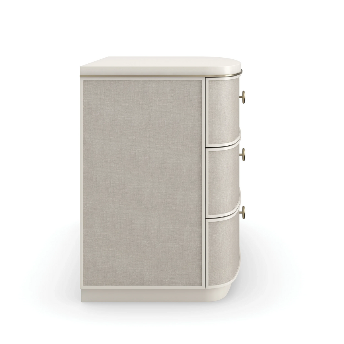 Caracole Soft Embrace Nightstand – detail – Lusso Furniture Miami