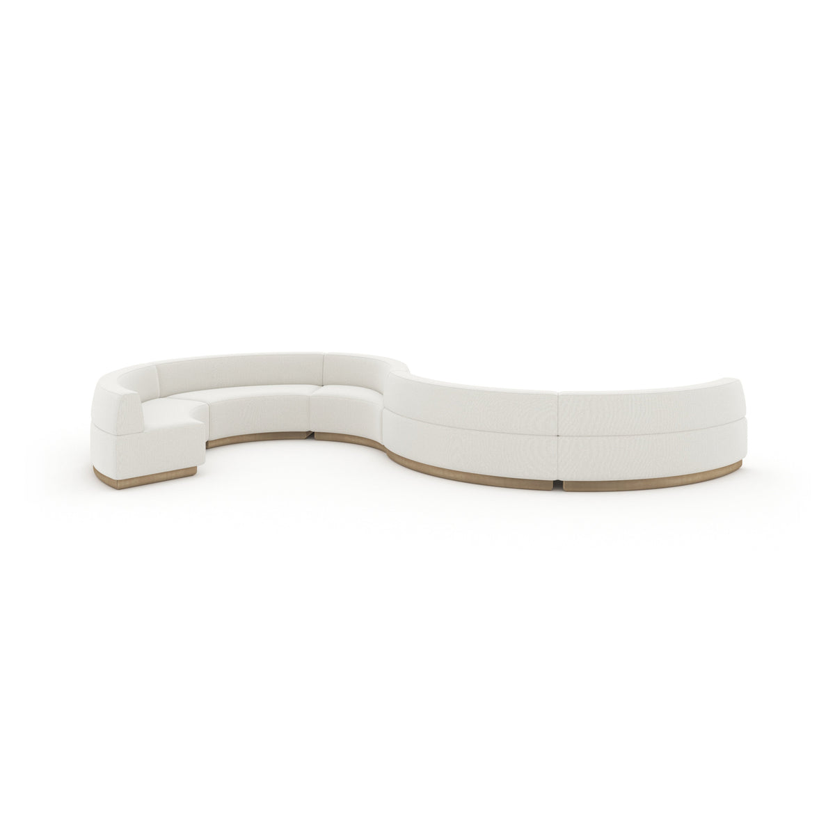 Caracole Crescent Sectional Components – view 16 – Lusso Furniture Miami