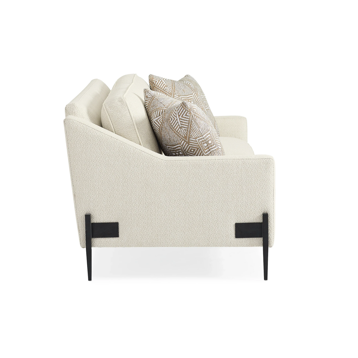 Caracole Remix Sofa – finish detail – Lusso Furniture Miami
