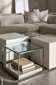 Caracole Tuxedo Sectional Components – back view – Lusso Furniture Miami