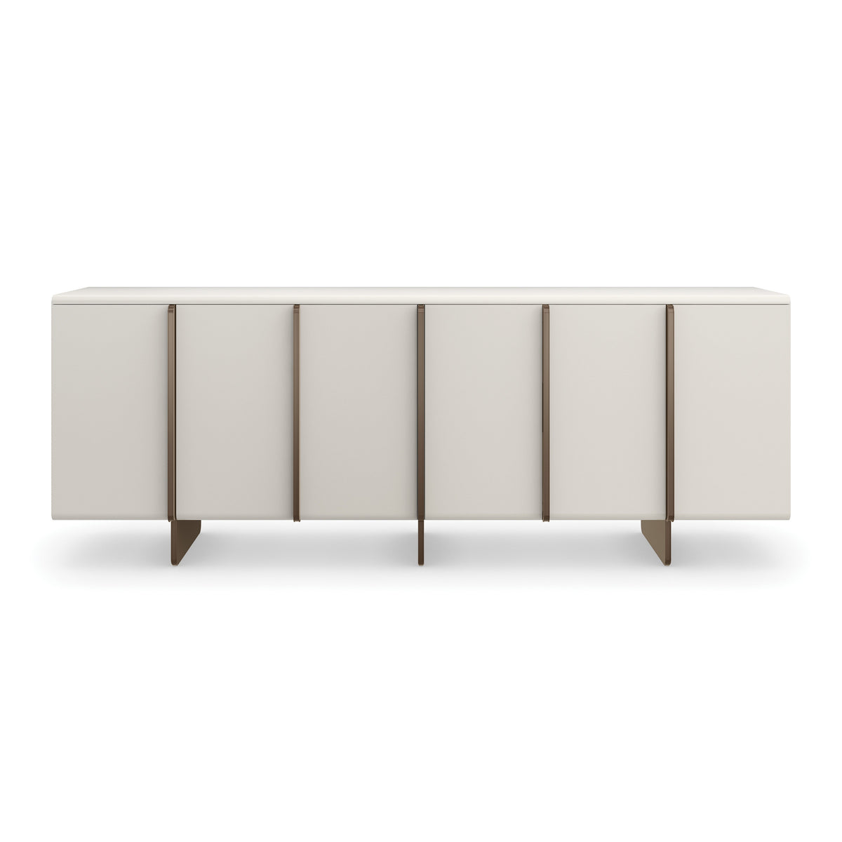 Caracole Emphasis Credenza – front view – Lusso Furniture Miami