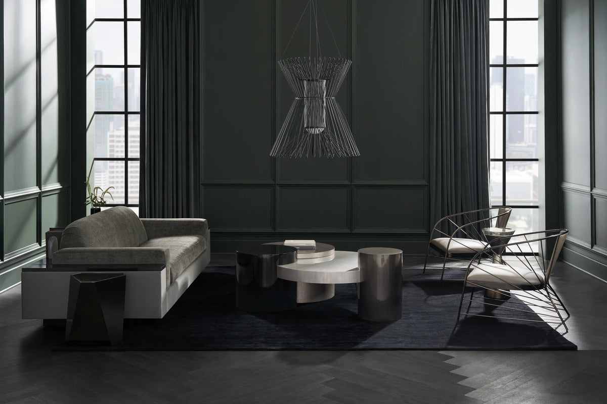 Caracole Spy Glass Table – detail – Lusso Furniture Miami