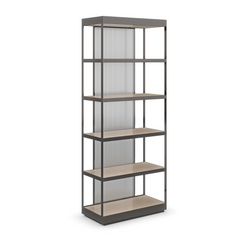 Caracole Shelf Life Cabinet – room setting – Lusso Furniture Miami