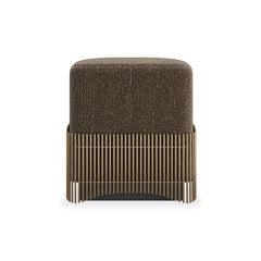 Caracole Petit Four Ottoman – angle view – Lusso Furniture Miami