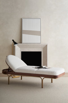 Caracole Rhythm Chaise – side view – Lusso Furniture Miami