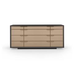 Caracole All Wrapped Up Dresser – room setting – Lusso Furniture Miami