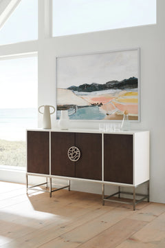 Caracole A Touch of Class Credenza – side view – Lusso Furniture Miami