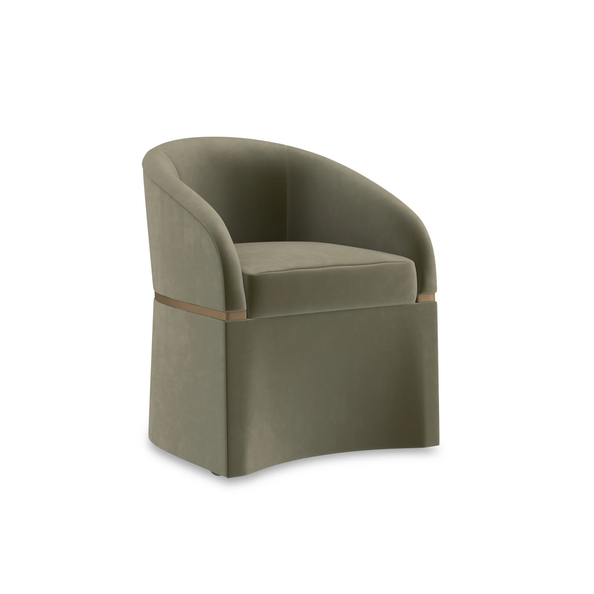 Caracole Daya Dining Chair – back view – Lusso Furniture Miami