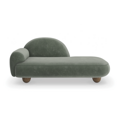 Caracole Cypress Chaise – front view – Lusso Furniture Miami