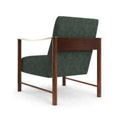 Caracole Slant Accent Chair – room setting – Lusso Furniture Miami