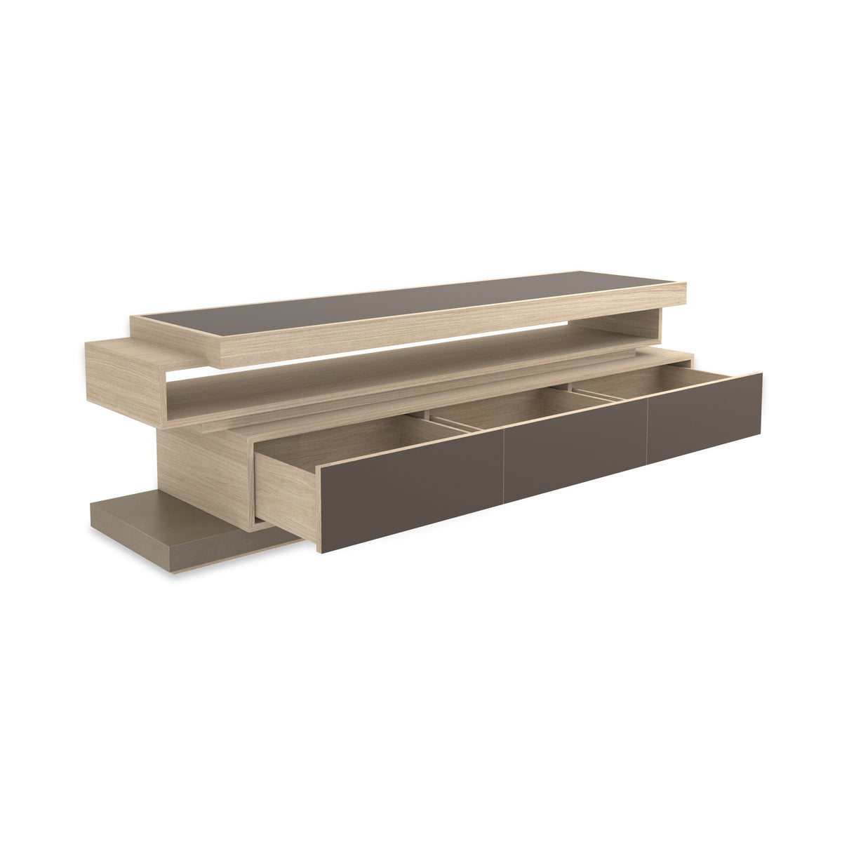 Caracole La Moda Media Console – room setting – Lusso Furniture Miami