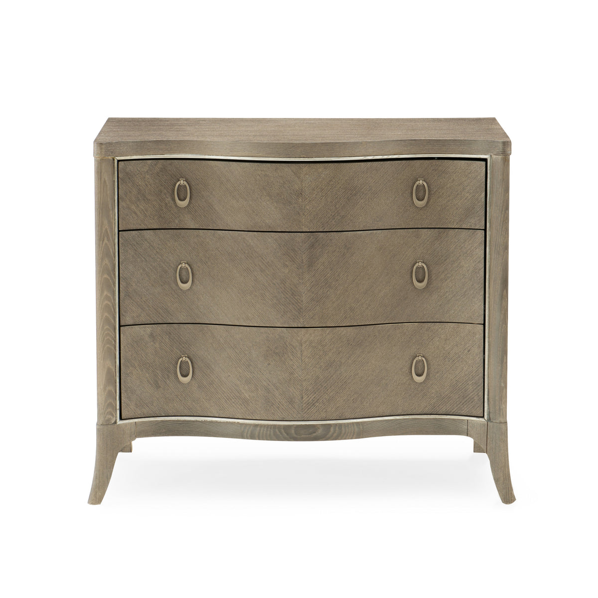 Caracole Avondale Nightstand – front view – Lusso Furniture Miami