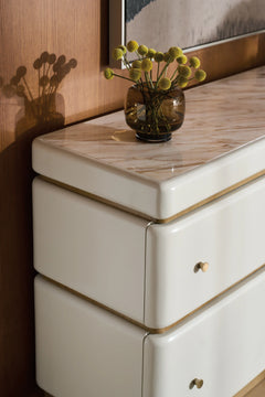 Caracole Milos Dresser – side view – Lusso Furniture Miami