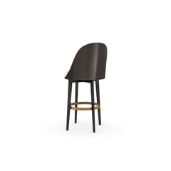 Caracole Another Round Bar Stool – detail – Lusso Furniture Miami