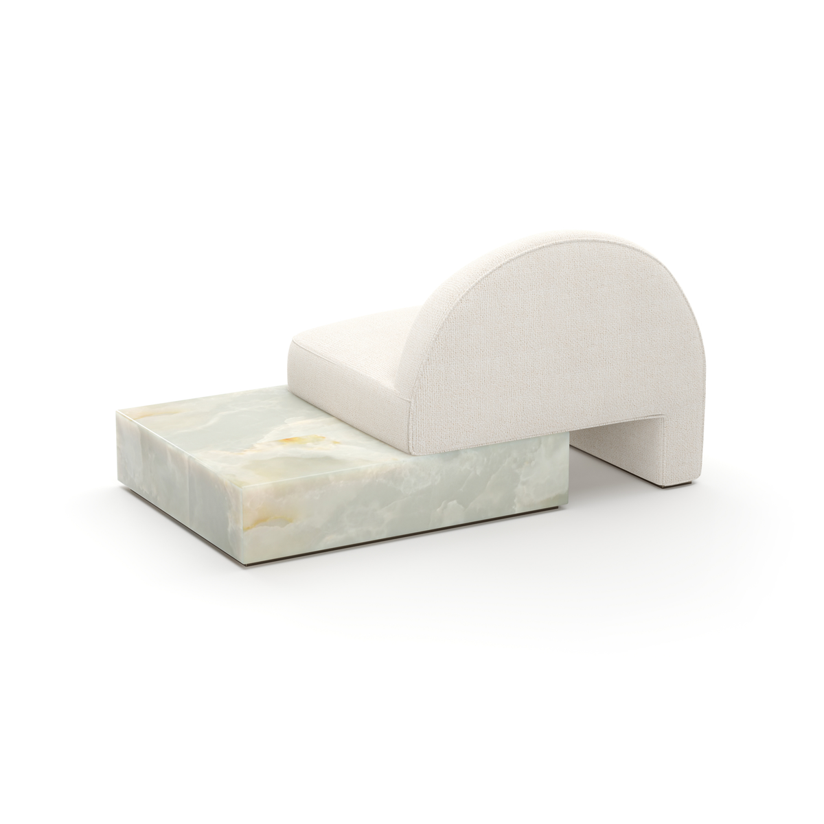 Caracole Monaco Accent Chair – back view – Lusso Furniture Miami