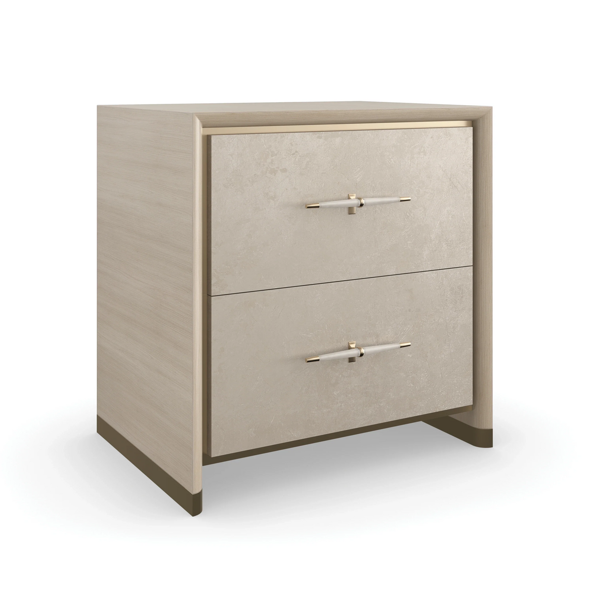 Caracole Dream Chaser Nightstand – angle view – Lusso Furniture Miami